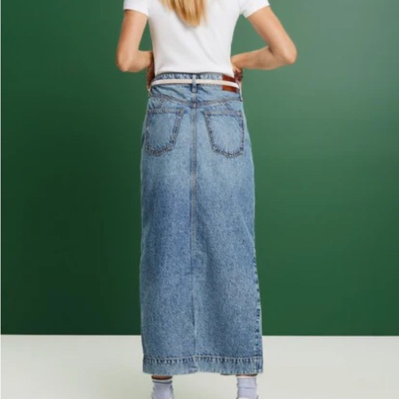 Esprit Blue Denim Skirt #119 - Picture 2 of 11